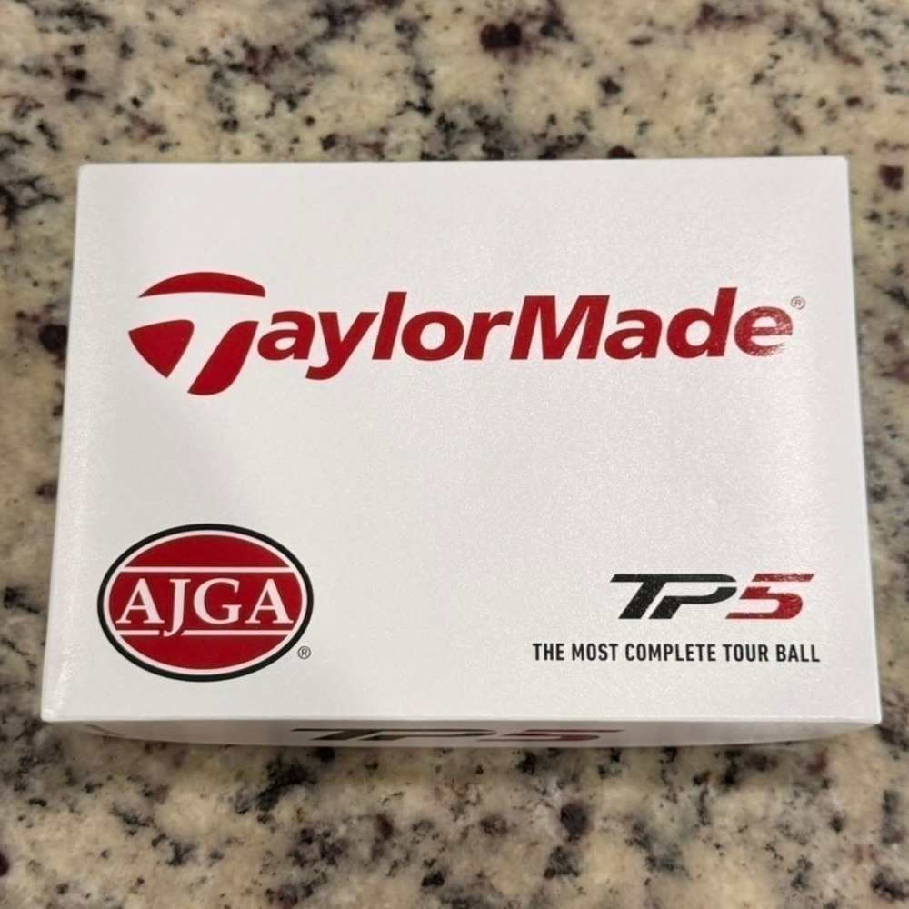 TaylorMade TP5 Golf Balls White One Dozen 5 Layer Tour Ball